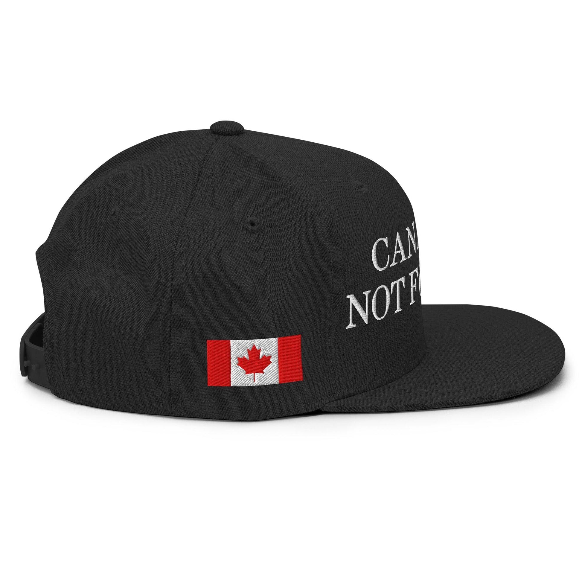 Canada is not for Sale Flag 1867 Embroidered Flat Brim Bill Snapback Hat - Headwear