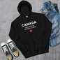 Canada True North Strong & Free 🇨🇦 Hoodie - Black / S - Sweatshirts Hoodies