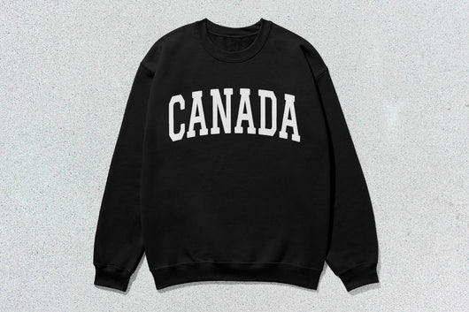 Canada - Unisex Heavy Blend™ Crewneck Sweatshirt - Black / Small - Sweatshirts & Hoodies