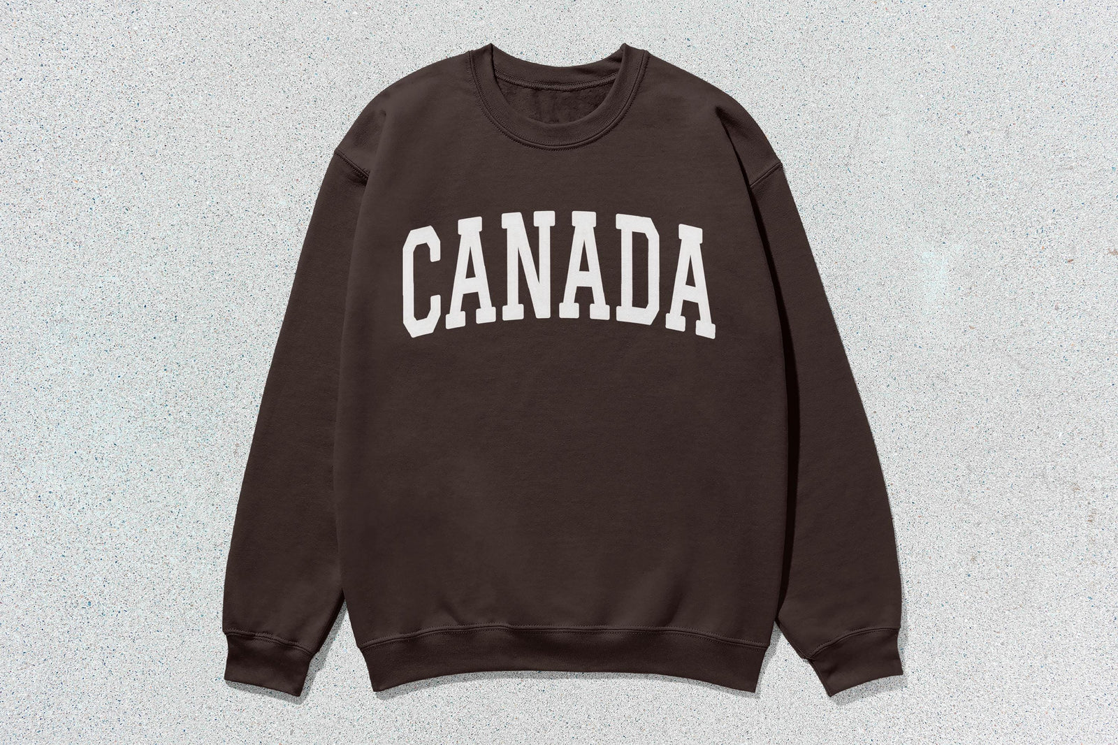 Canada - Unisex Heavy Blend™ Crewneck Sweatshirt - Brown / Small - Sweatshirts & Hoodies