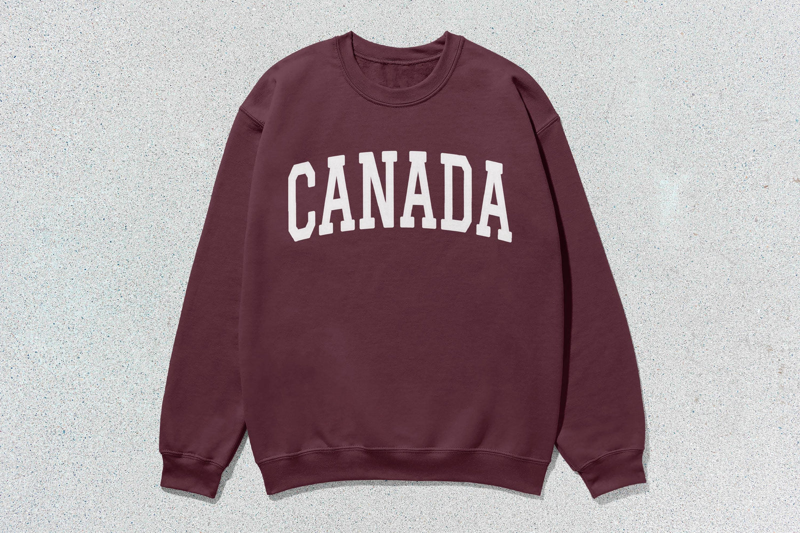 Canada - Unisex Heavy Blend™ Crewneck Sweatshirt - Maroon / Small - Sweatshirts & Hoodies