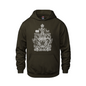 Canadian Coat of Arms Pullover Hoodie - Youth - Brown / Small - Sweatshirts & Hoodies