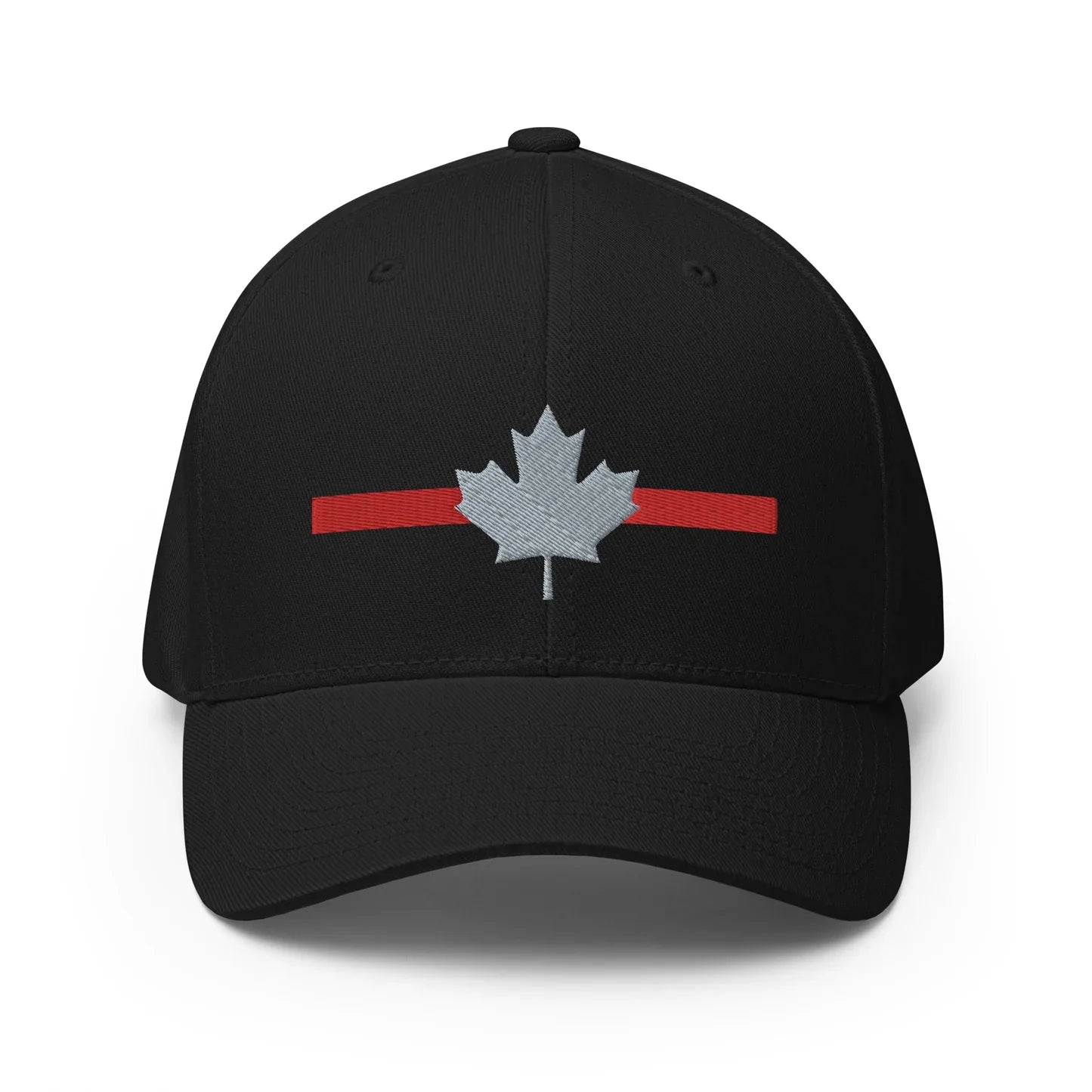 Canadian Thin Red Line Hat - Snapback - Black - Headwear