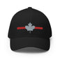 Canadian Thin Red Line Hat - Snapback - Black - Headwear