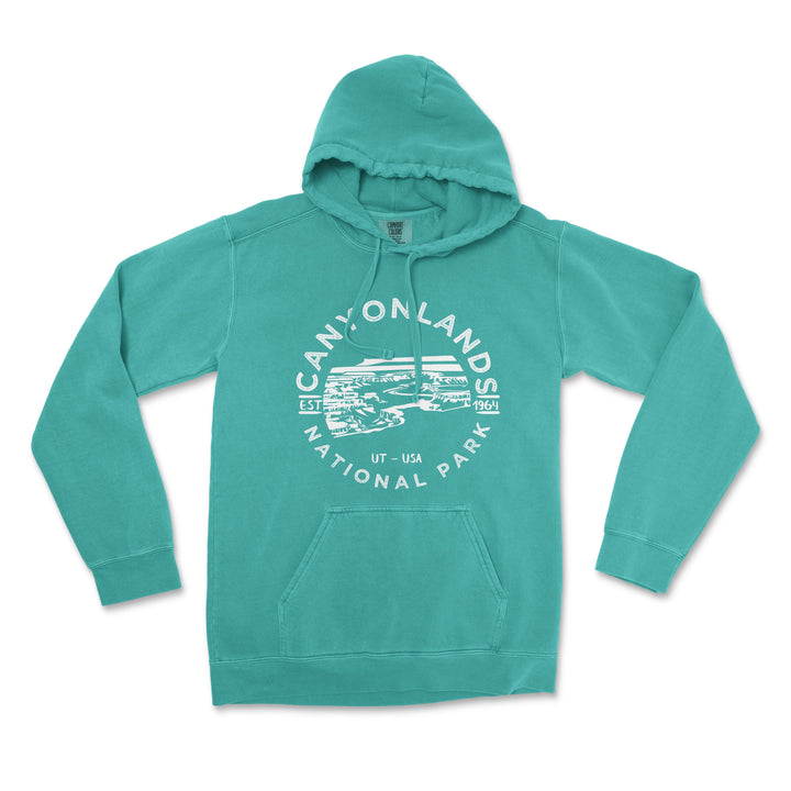 Canyonlands National Park Comfort Colors Hoodie - S / Seafoam - hoodie