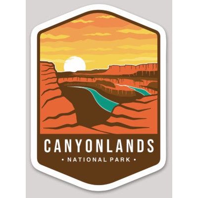 Canyonlands National Park Die Cut Sticker Large - sticker