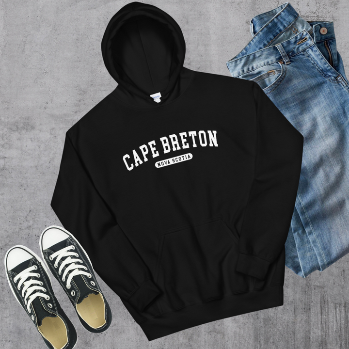 Cape Breton NS College Hoodie - Black / S