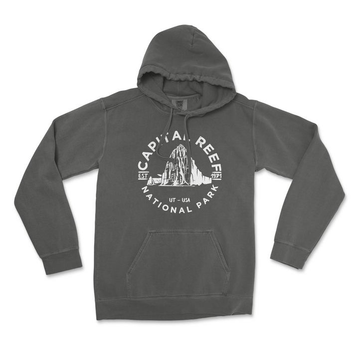 Capitol Reef National Park Comfort Colors Hoodie - S / Pepper - hoodie