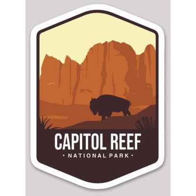 Capitol Reef National Park Die Cut Sticker Large - sticker