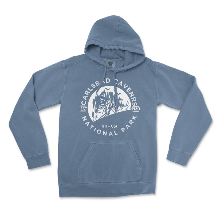 Carlsbad Caverns National Park Comfort Colors Hoodie - S / Blue Jean - hoodie