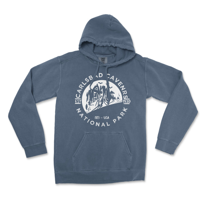 Carlsbad Caverns National Park Comfort Colors Hoodie - S / Denim - hoodie