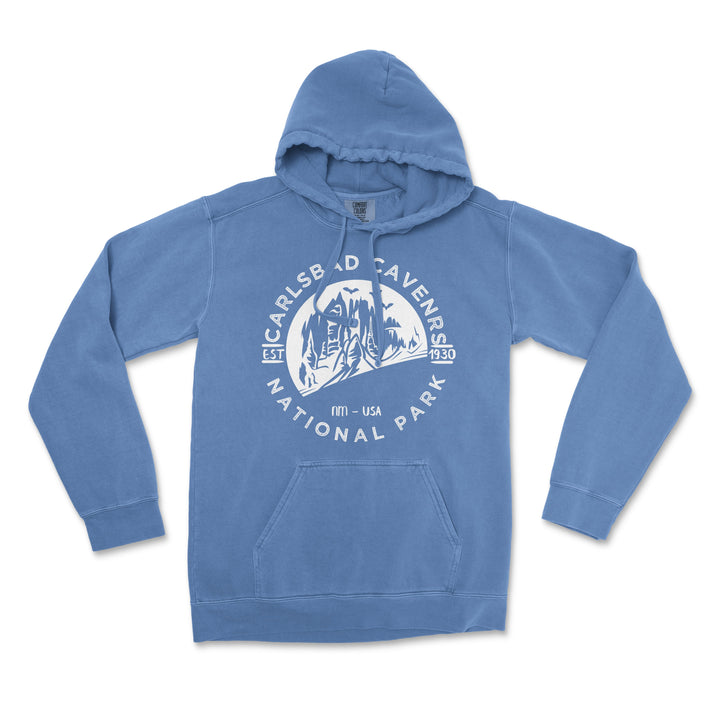 Carlsbad Caverns National Park Comfort Colors Hoodie - S / Flo Blue - hoodie