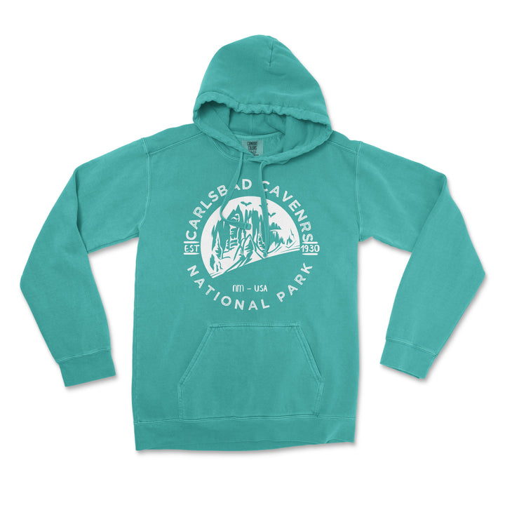 Carlsbad Caverns National Park Comfort Colors Hoodie - S / Seafoam - hoodie