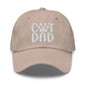 Cat Dad Embroidered Hat - Stone