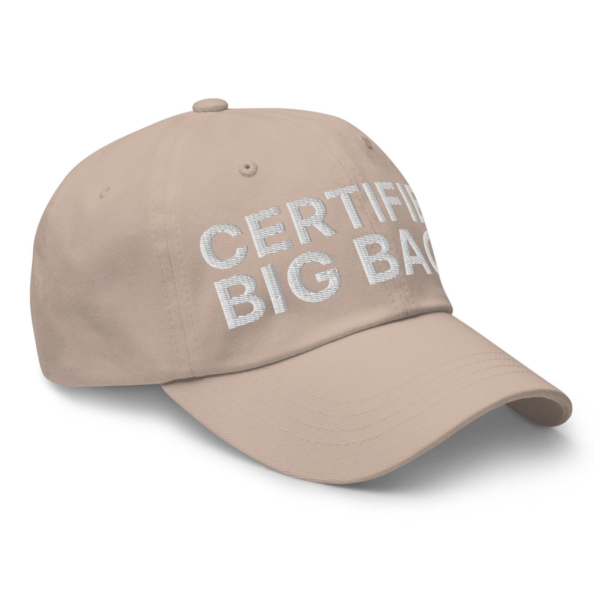 Certified Big Back Embroidered Dad Hat