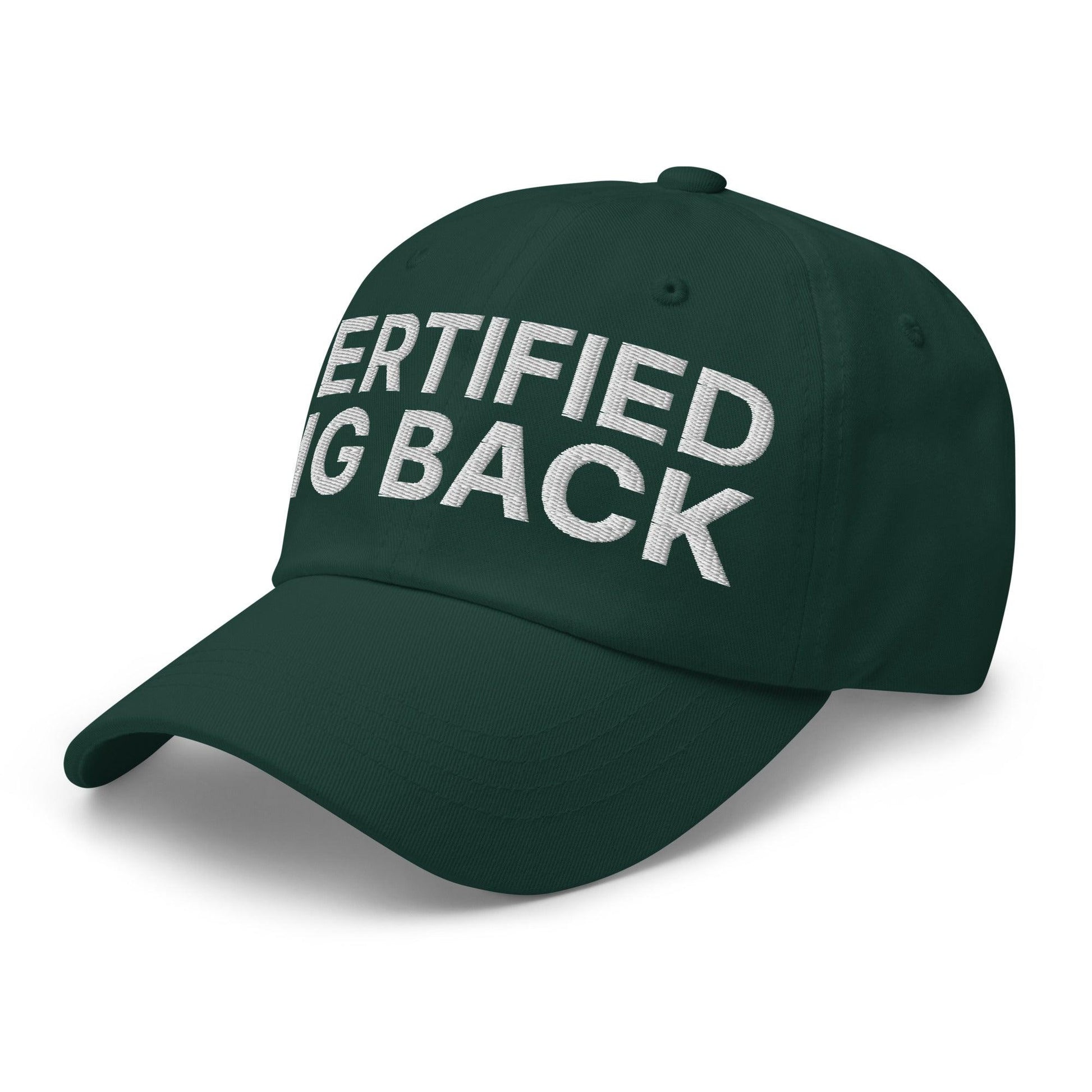 Certified Big Back Embroidered Dad Hat