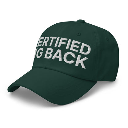 Certified Big Back Embroidered Dad Hat