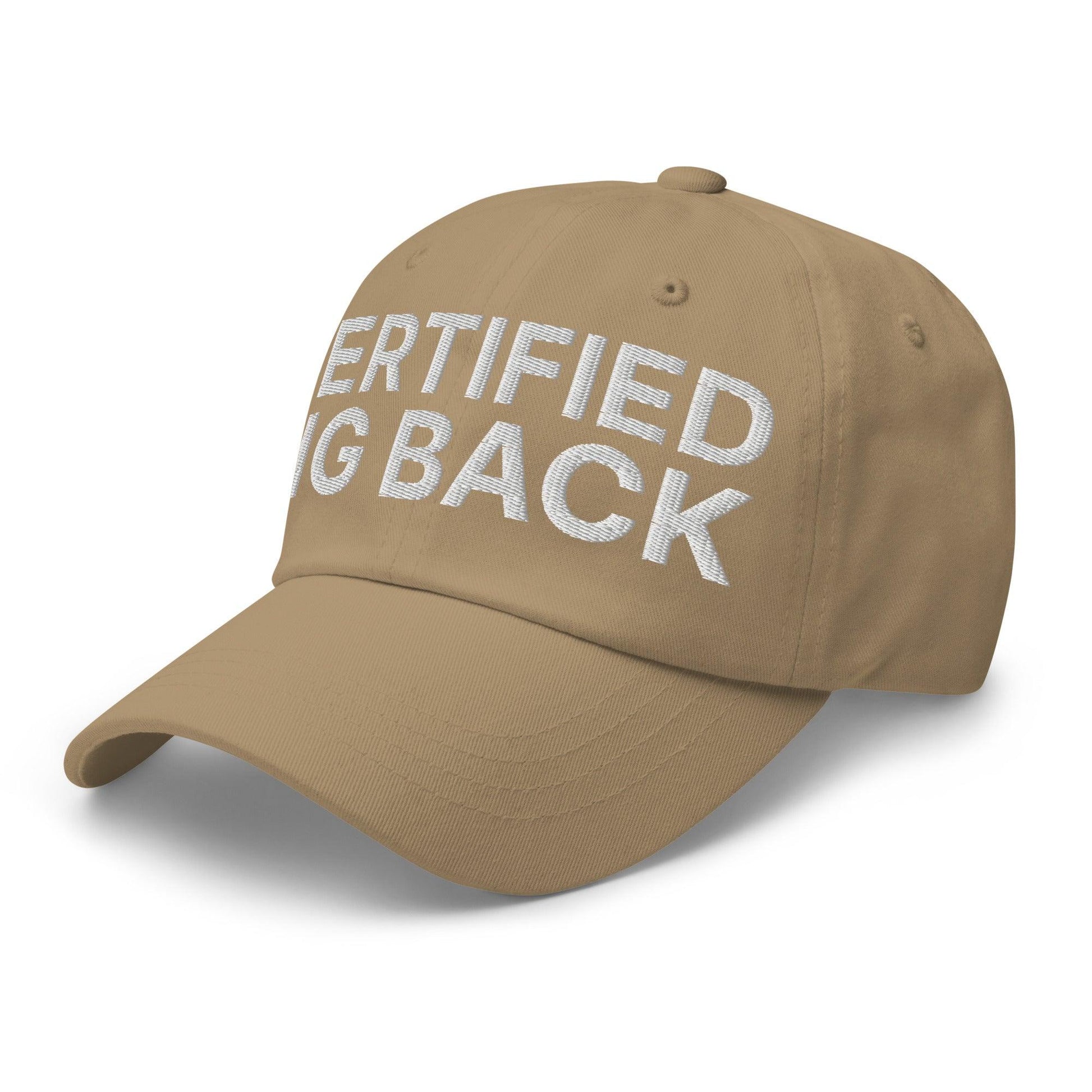 Certified Big Back Embroidered Dad Hat