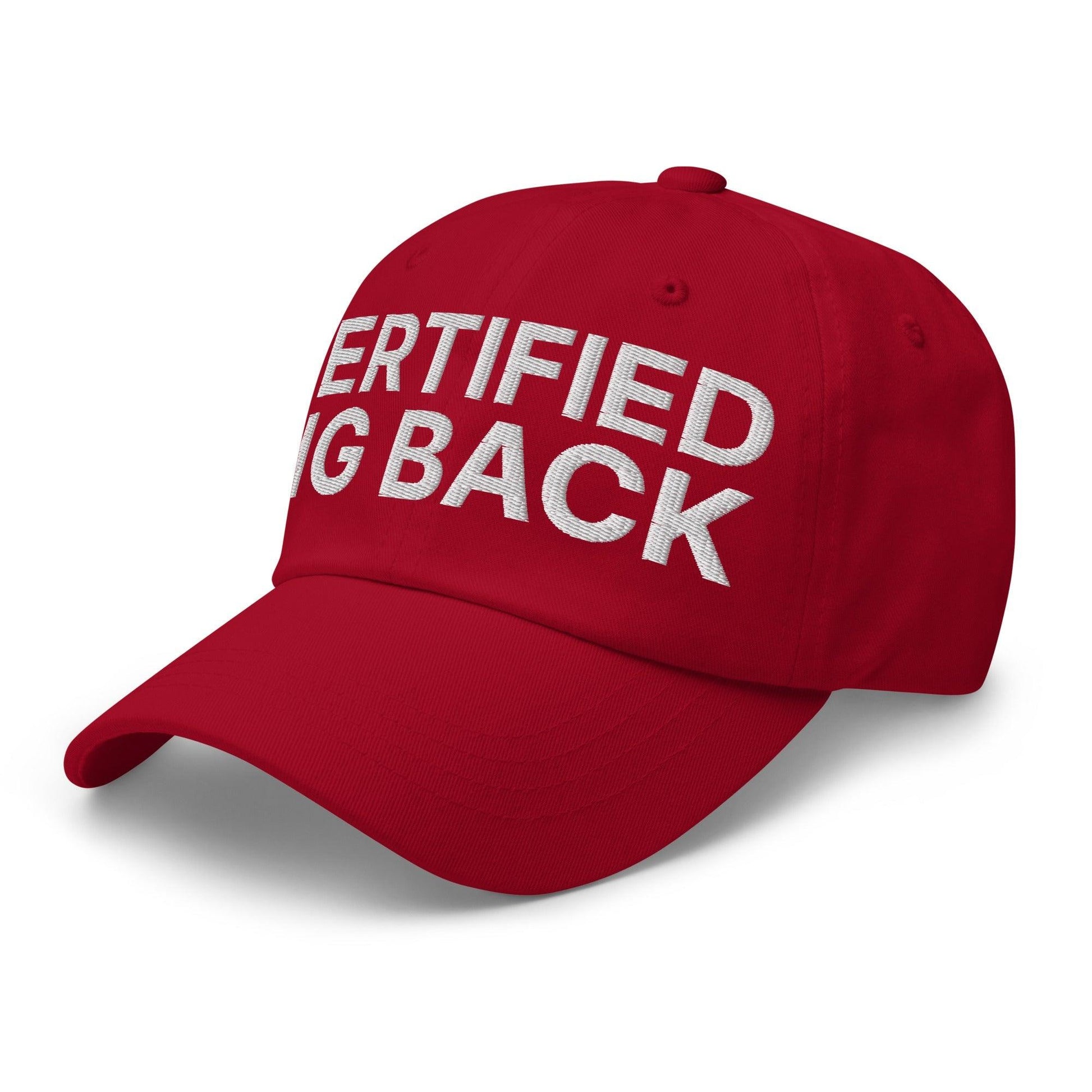 Certified Big Back Embroidered Dad Hat