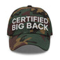 Certified Big Back Embroidered Dad Hat - Green Camo