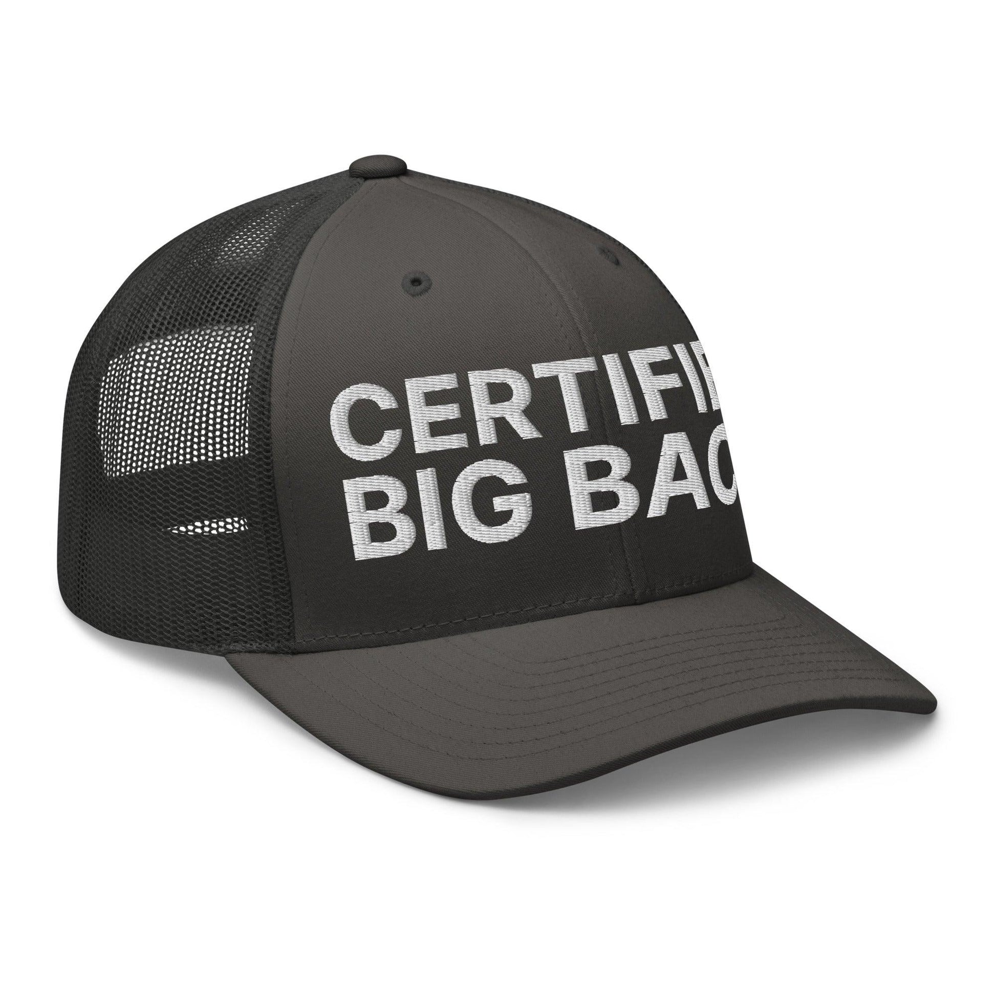 Certified Big Back Embroidered Mesh Trucker Hat