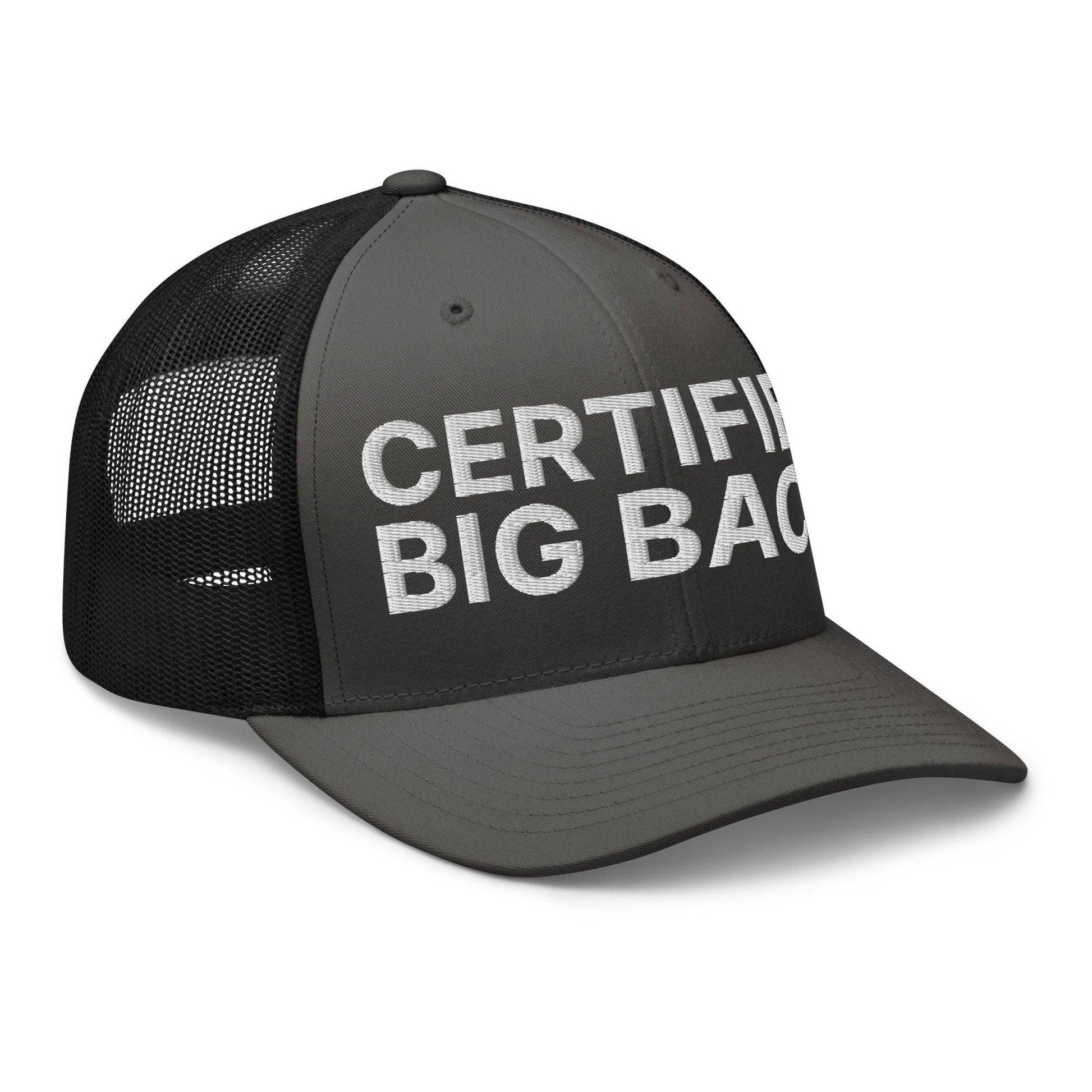 Certified Big Back Embroidered Mesh Trucker Hat