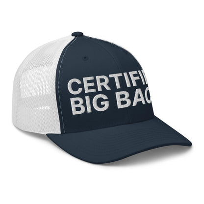 Certified Big Back Embroidered Mesh Trucker Hat