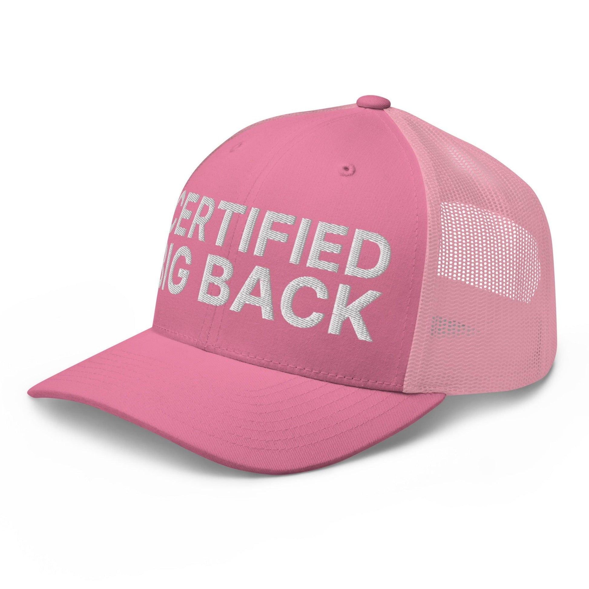 Certified Big Back Embroidered Mesh Trucker Hat