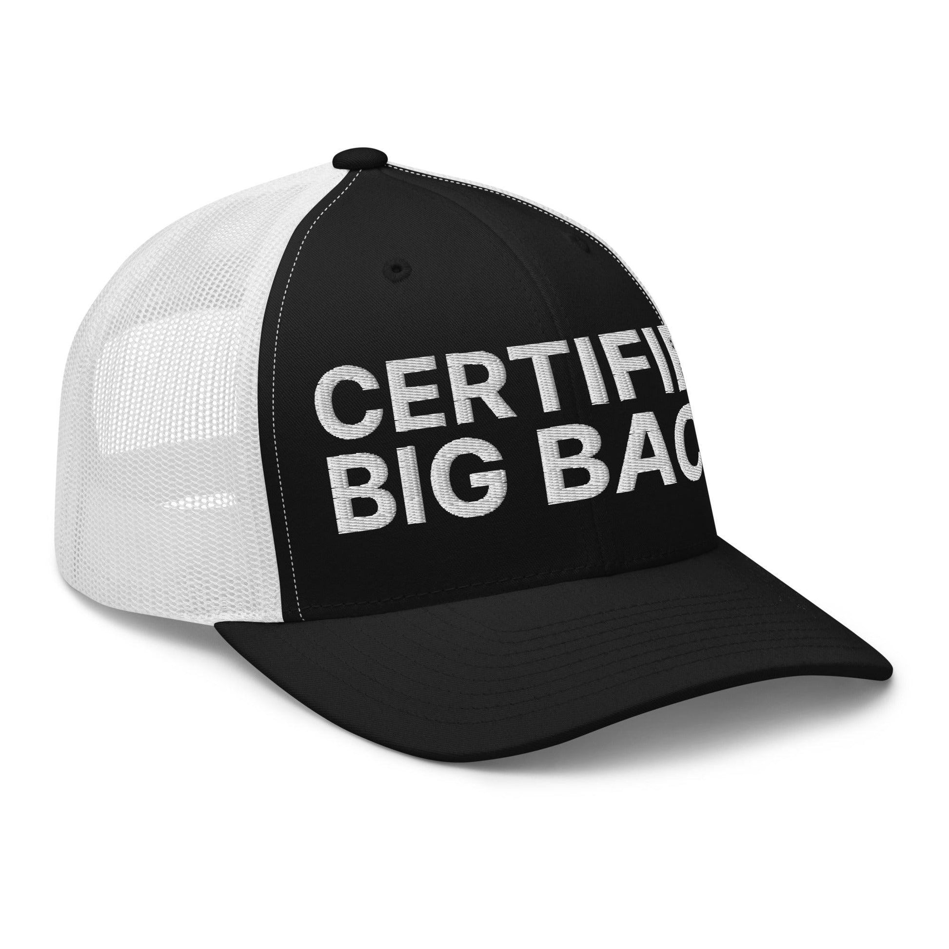 Certified Big Back Embroidered Mesh Trucker Hat