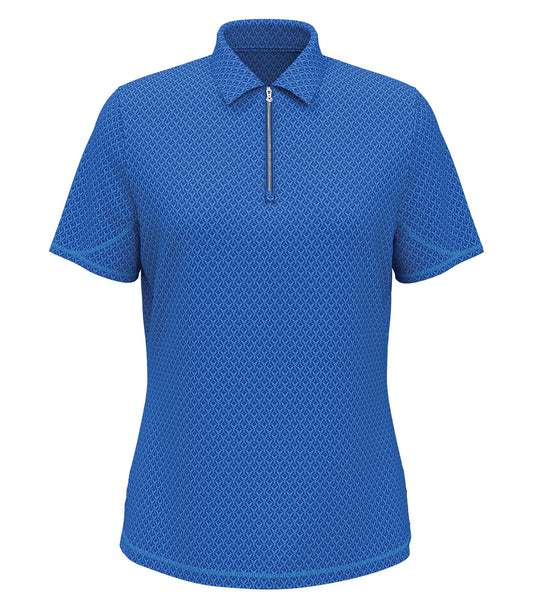 Callaway - CALLAWAY ALL-OVER STITCHED CHEV LADIES’ POLO. - CGW792