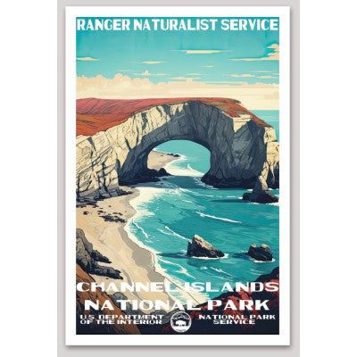 Channel Islands National Park WPA Sticker Large - sticker