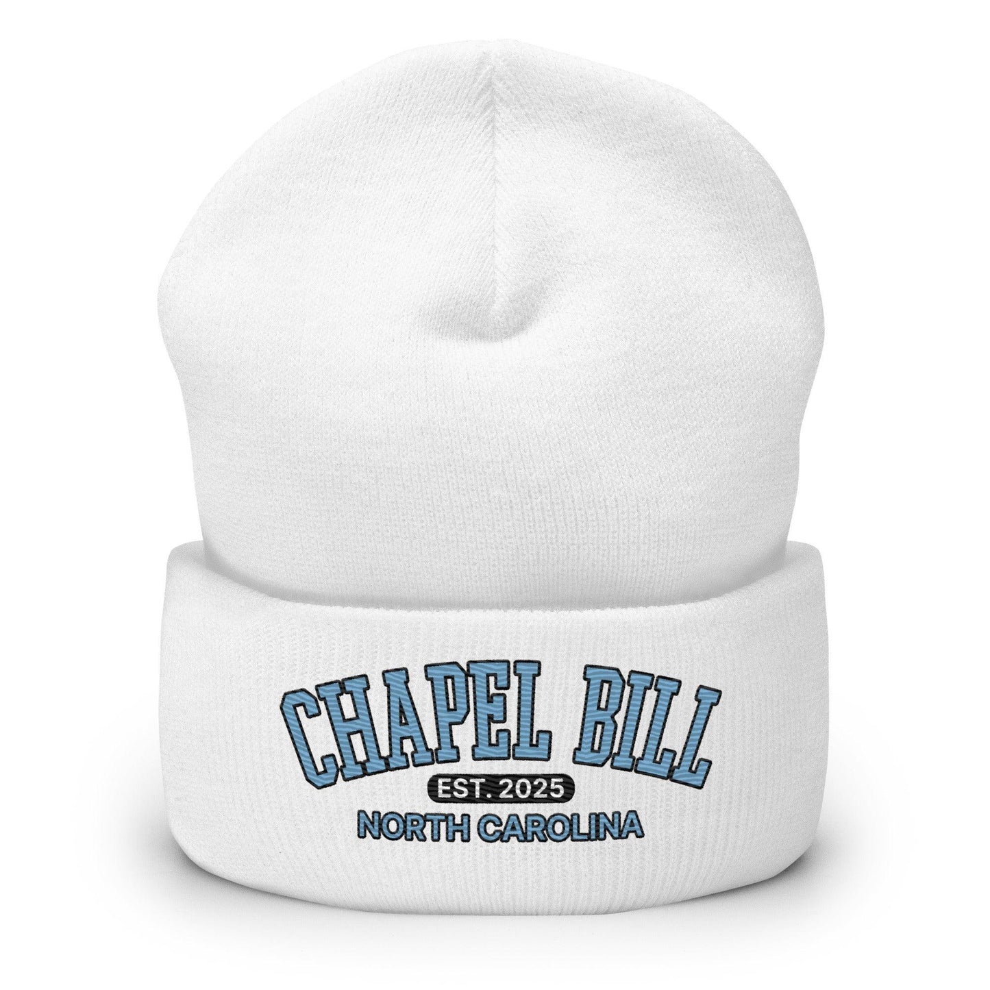 Chapel Bill Belichick Coach UNC Embroidered Knit Cuffed Beanie