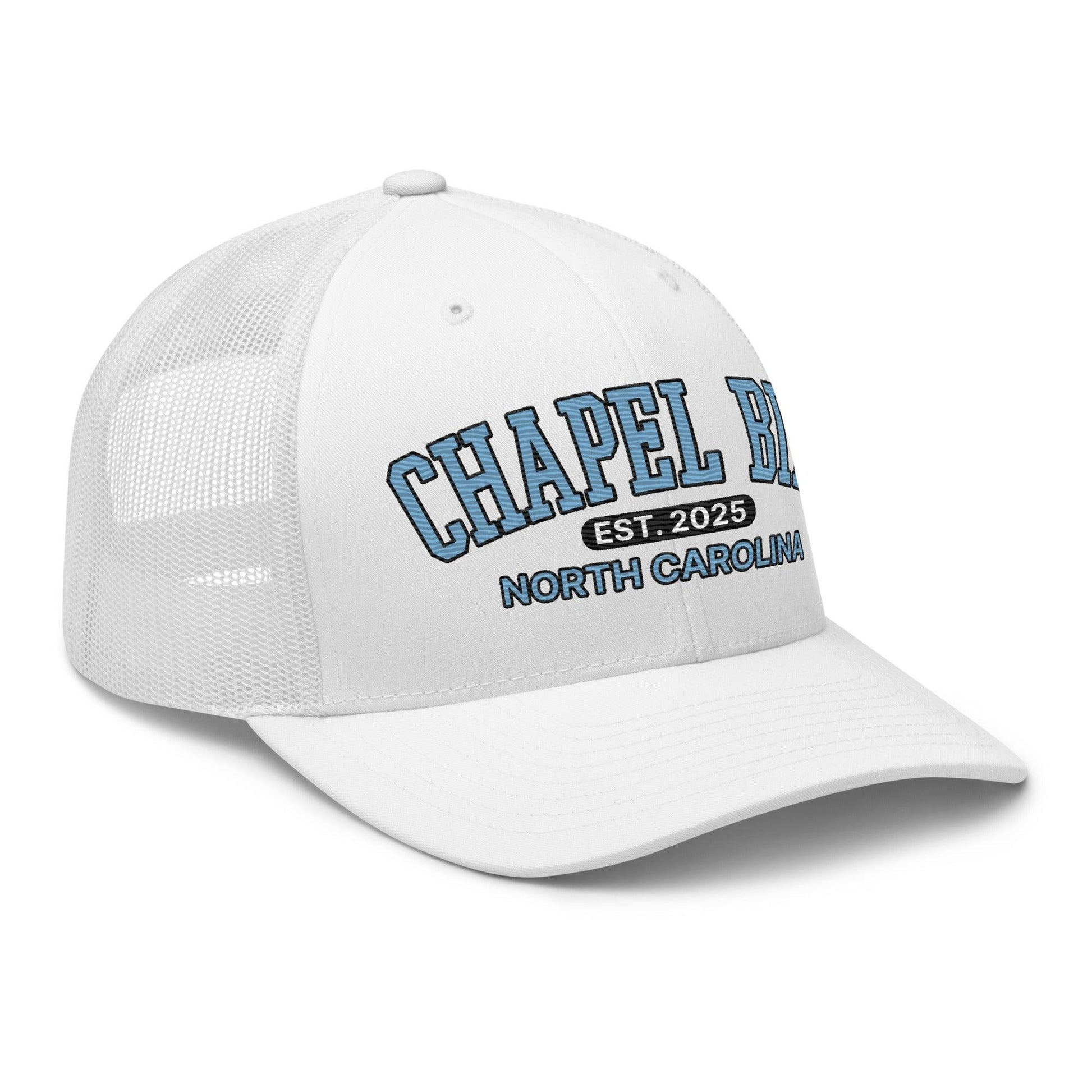 Chapel Bill Belichick Coach UNC Embroidered Mesh Trucker Hat