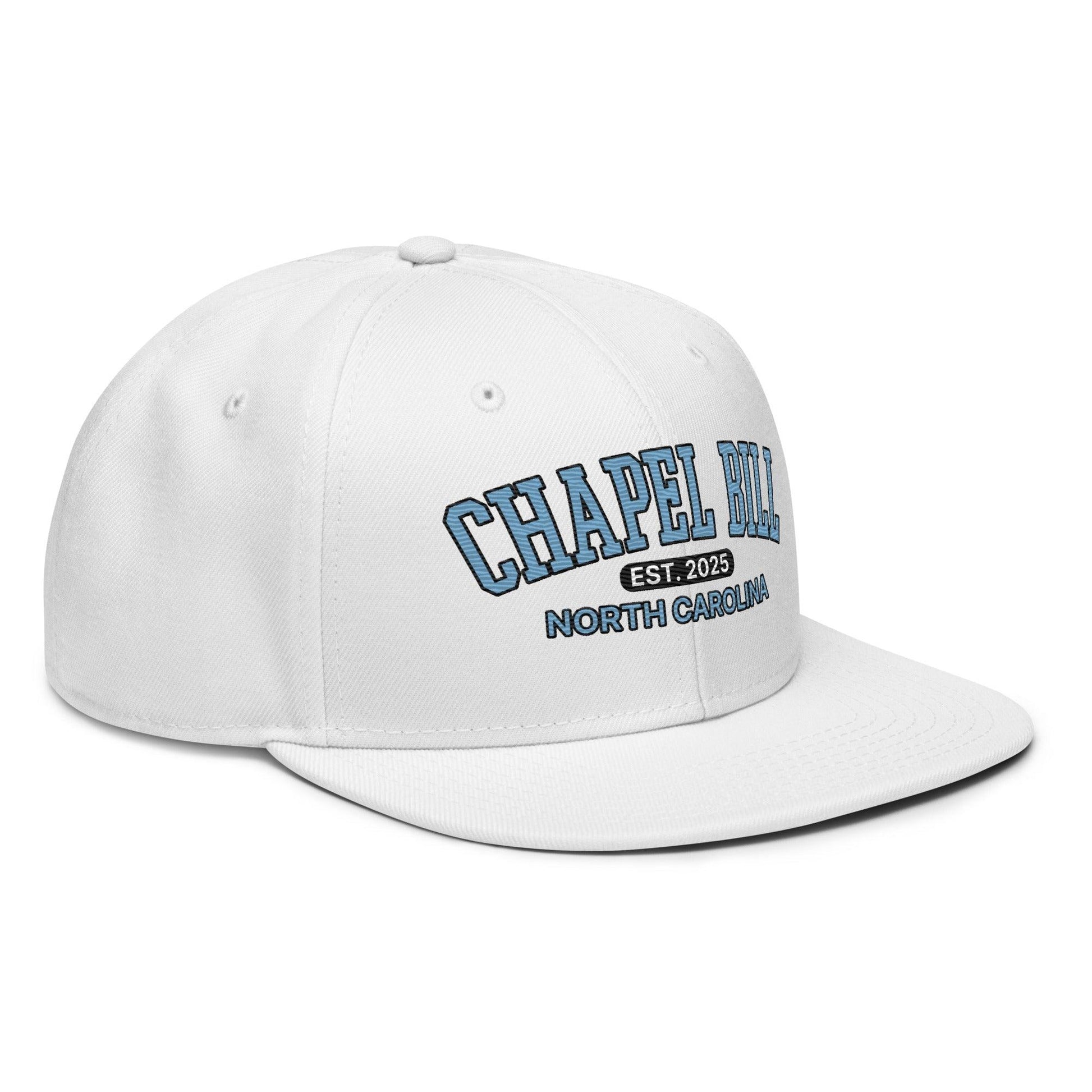 Chapel Bill Belichick Coach UNC Flat Brim Snapback Hat