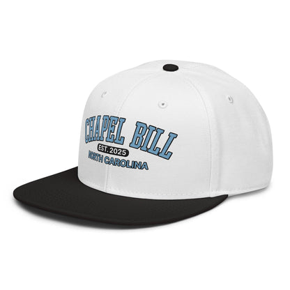 Chapel Bill Belichick Coach UNC Flat Brim Snapback Hat