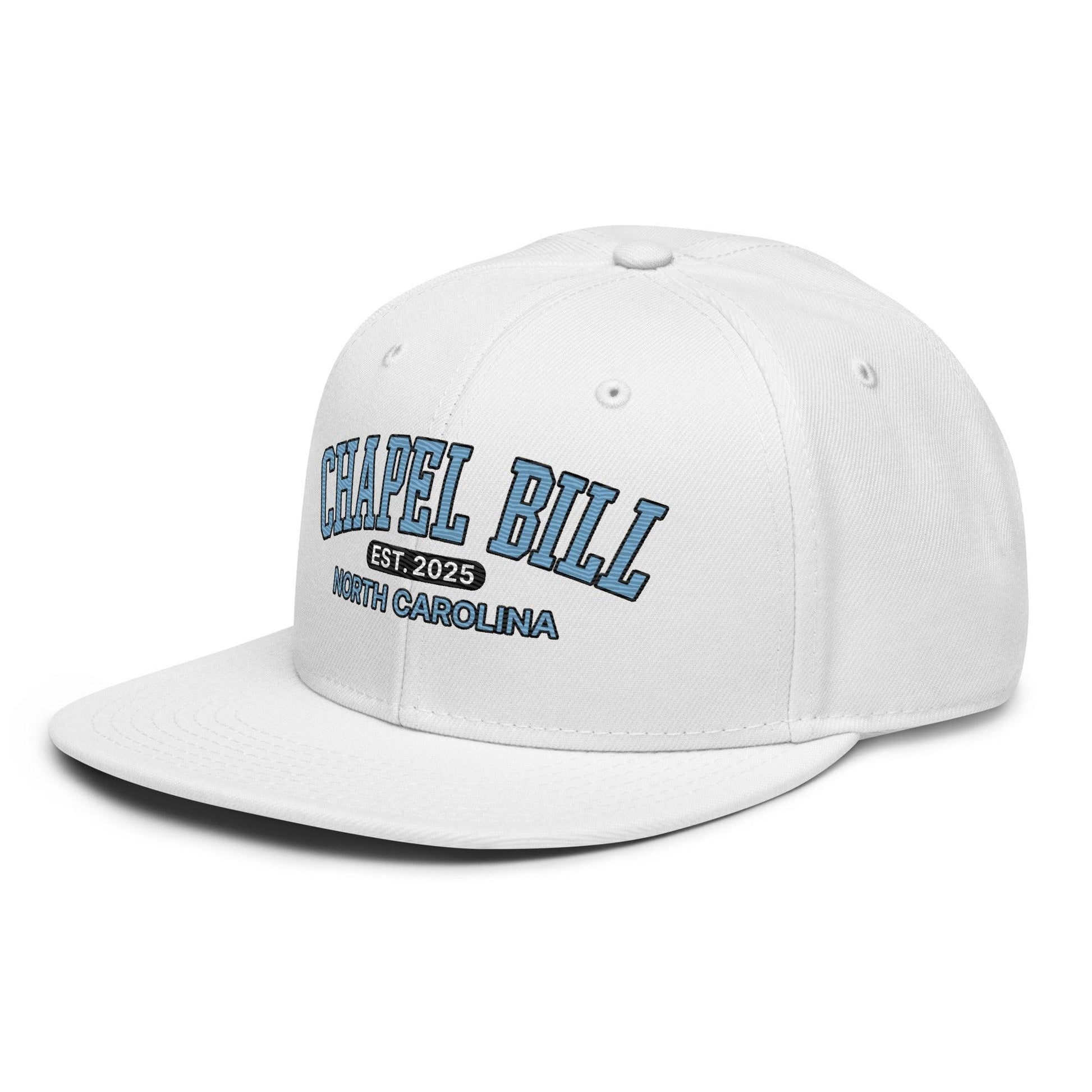 Chapel Bill Belichick Coach UNC Flat Brim Snapback Hat