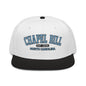 Chapel Bill Belichick Coach UNC Flat Brim Snapback Hat - Black / White