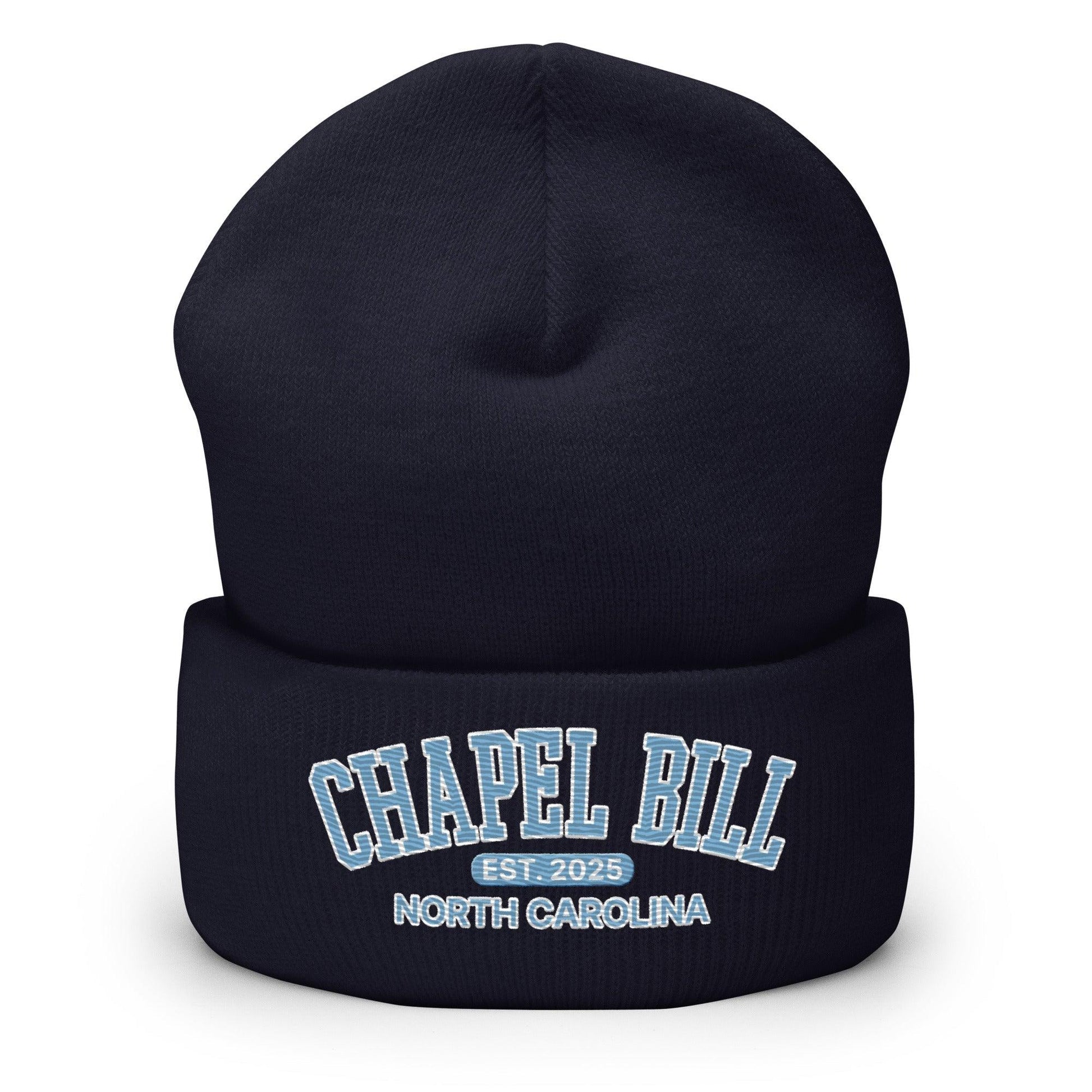 Chapel Bill Belichick UNC Coach Embroidered Knit Cuffed Beanie