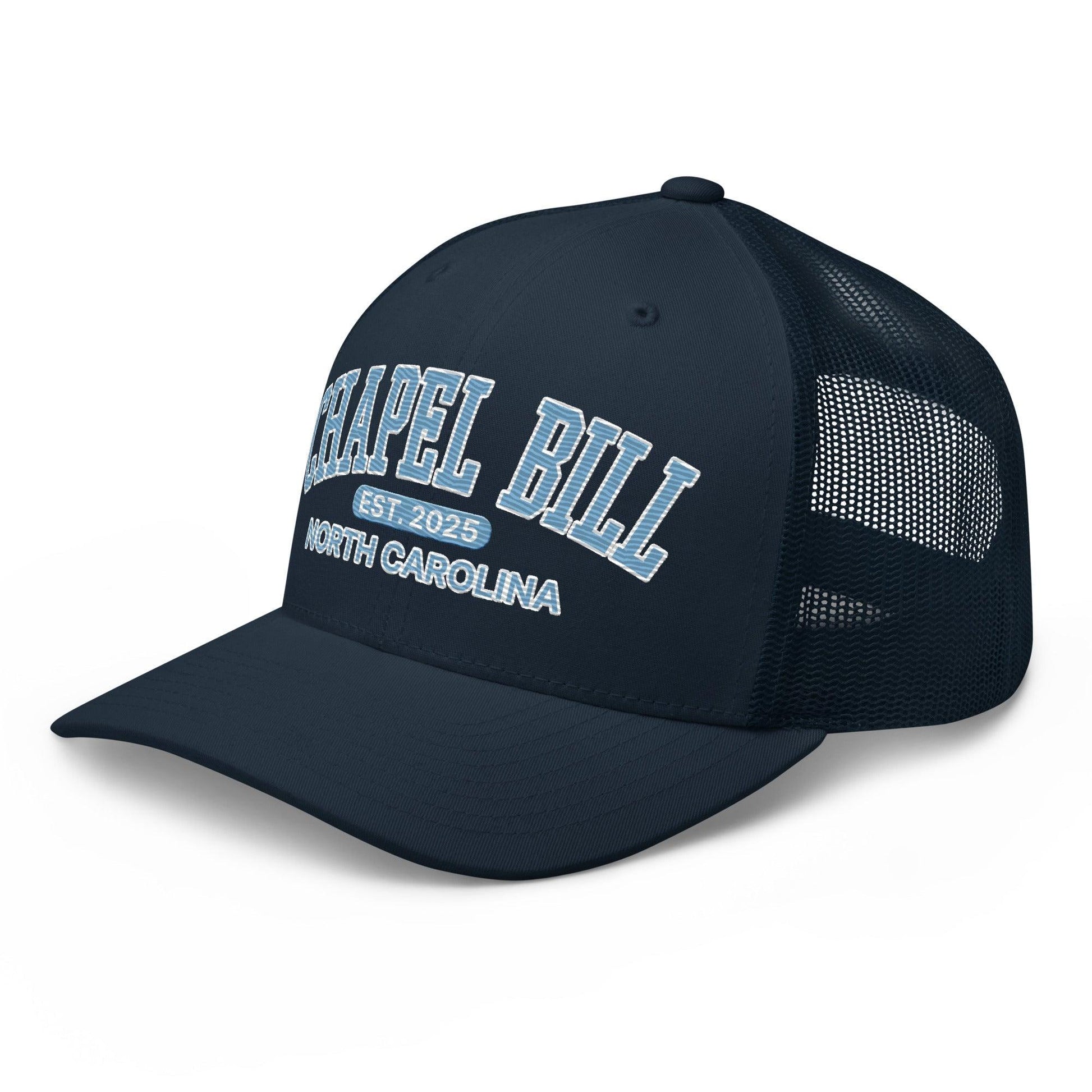 Chapel Bill Belichick UNC Coach Embroidered Mesh Trucker Hat