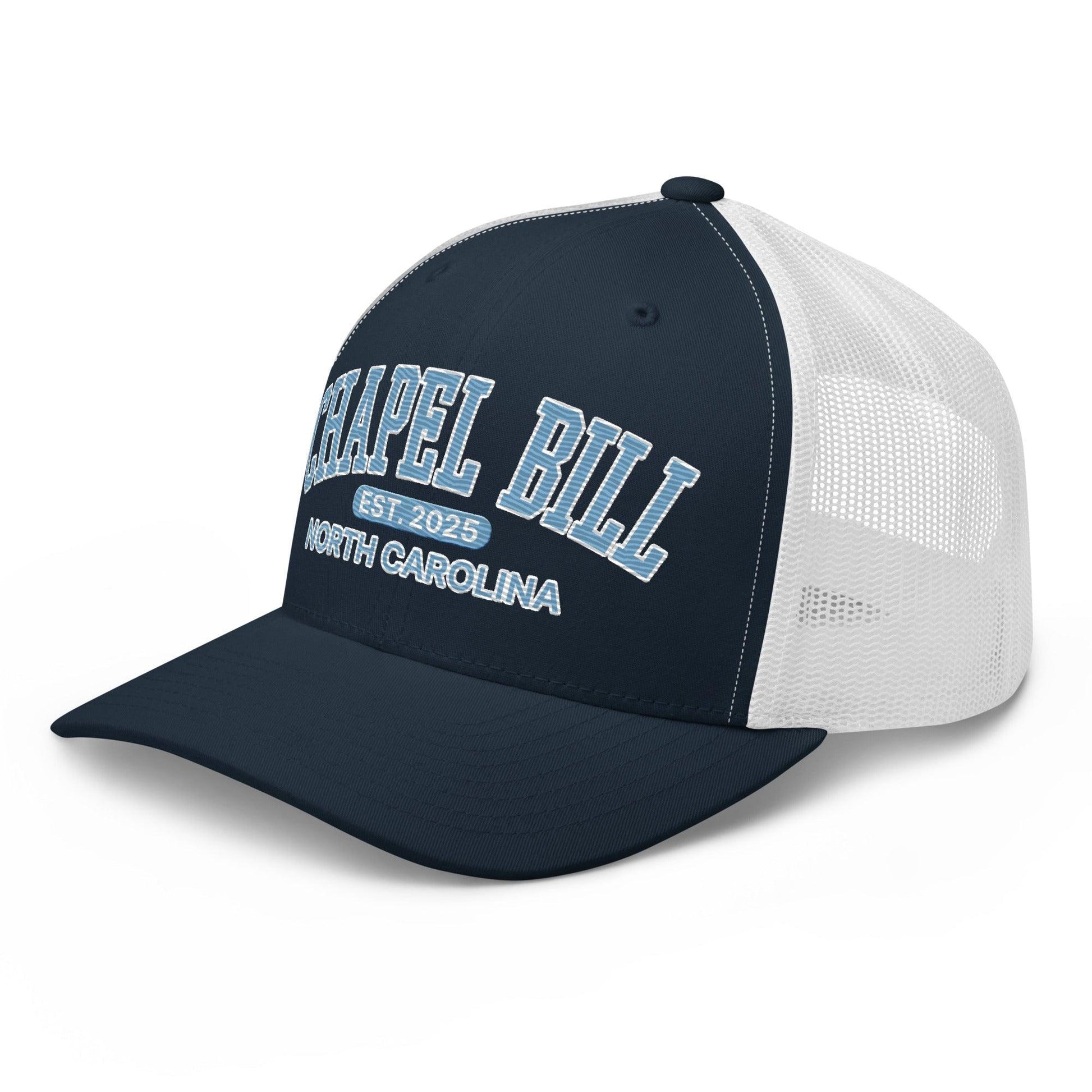 Chapel Bill Belichick UNC Coach Embroidered Mesh Trucker Hat