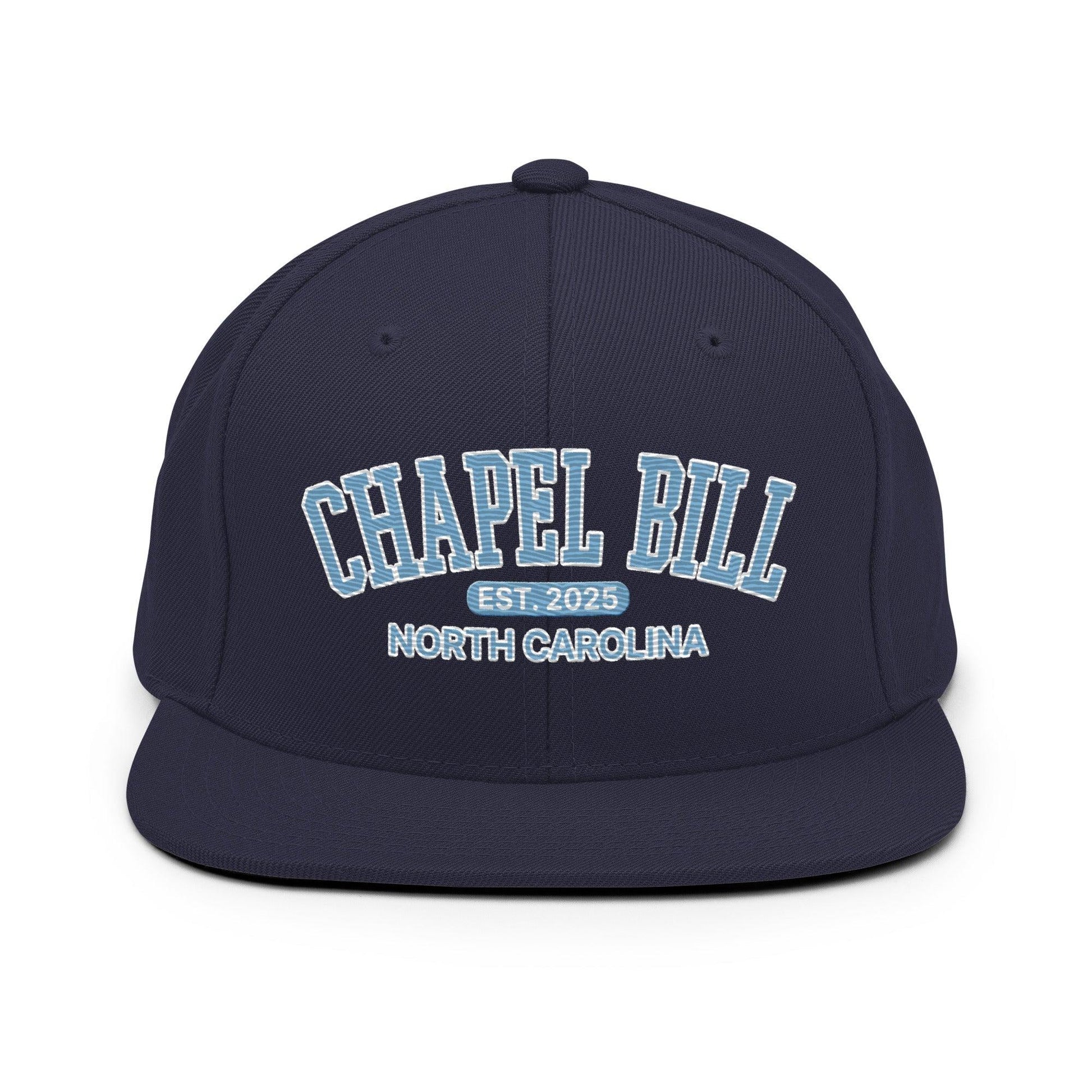 Chapel Bill Belichick UNC Coach Flat Brim Snapback Hat