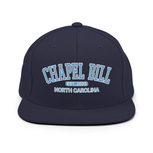 Chapel Bill Belichick UNC Coach Flat Brim Snapback Hat