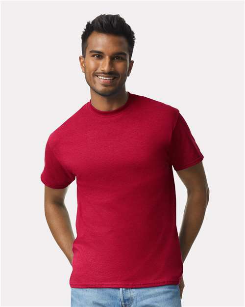 Cherry red ultra cotton tee unleash your custom apparel vision! T100 - Cherry Red / S