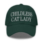 Childless Cat Lady Dad Hat - Spruce - Headwear