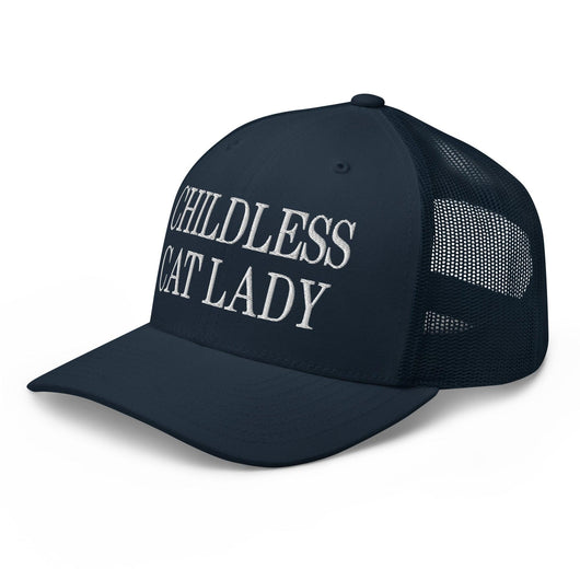 Childless Cat Lady Retro Trucker Hat