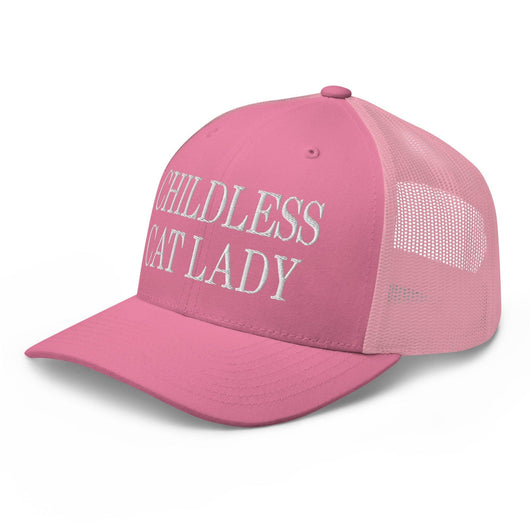 Childless Cat Lady Retro Trucker Hat