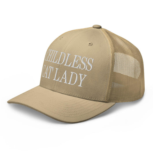 Childless Cat Lady Retro Trucker Hat