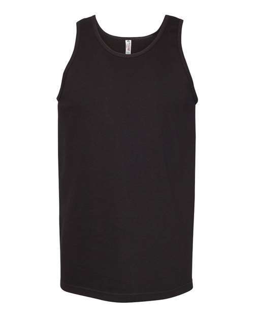 Black Classic Tank Top made from soft cotton polyester blend for comfortable style