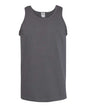 Gray Classic Tank Top made from soft cotton polyester blend for comfortable wear