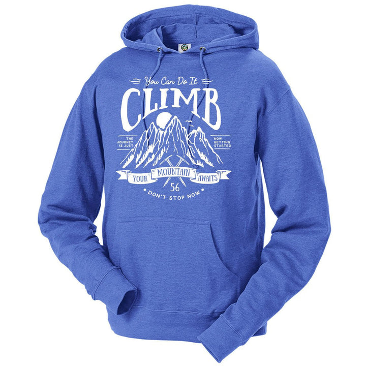 Climb National Park Hoodie - Heather Royal Blue / S - hoodie